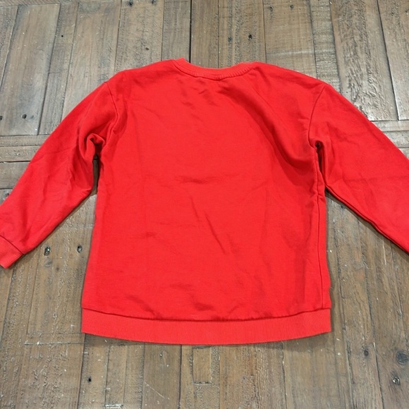 H&M res cherry hello heart Crewneck pullover sweatshirt girls 6 years - Picture 6 of 6